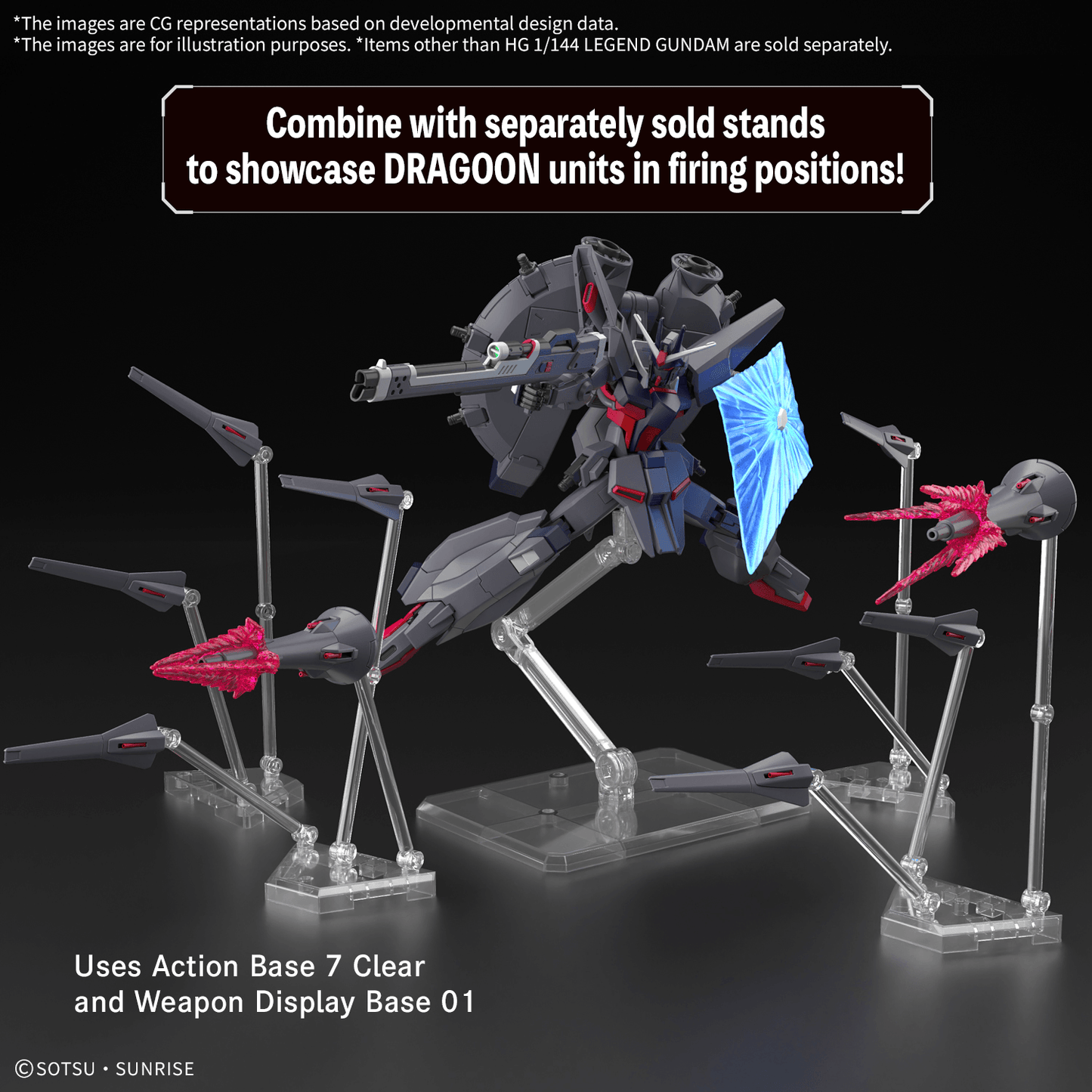 2794160 5072003 Bandai HG 1/144 ZGMF-X666S Legend Gundam Model Kit 4573102720030