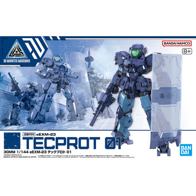 2794162 5072005 Bandai 30 Minutes Missions 30MM #75 eEXM-23 Tecprot 01 Model Kit 4573102720054 