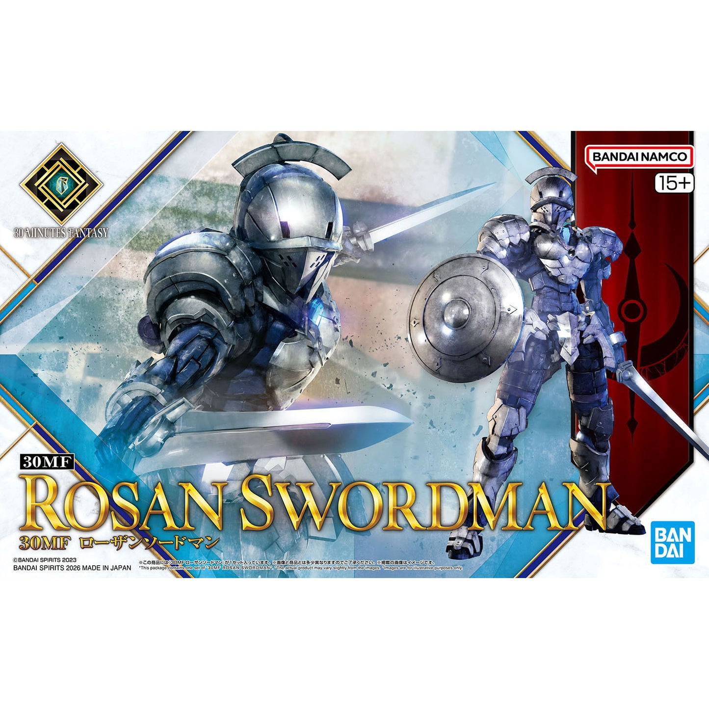 2794171 5072036 Bandai 30 Minutes Fantasy 30MF #17 Rosan Swordman Model Kit 4573102720368