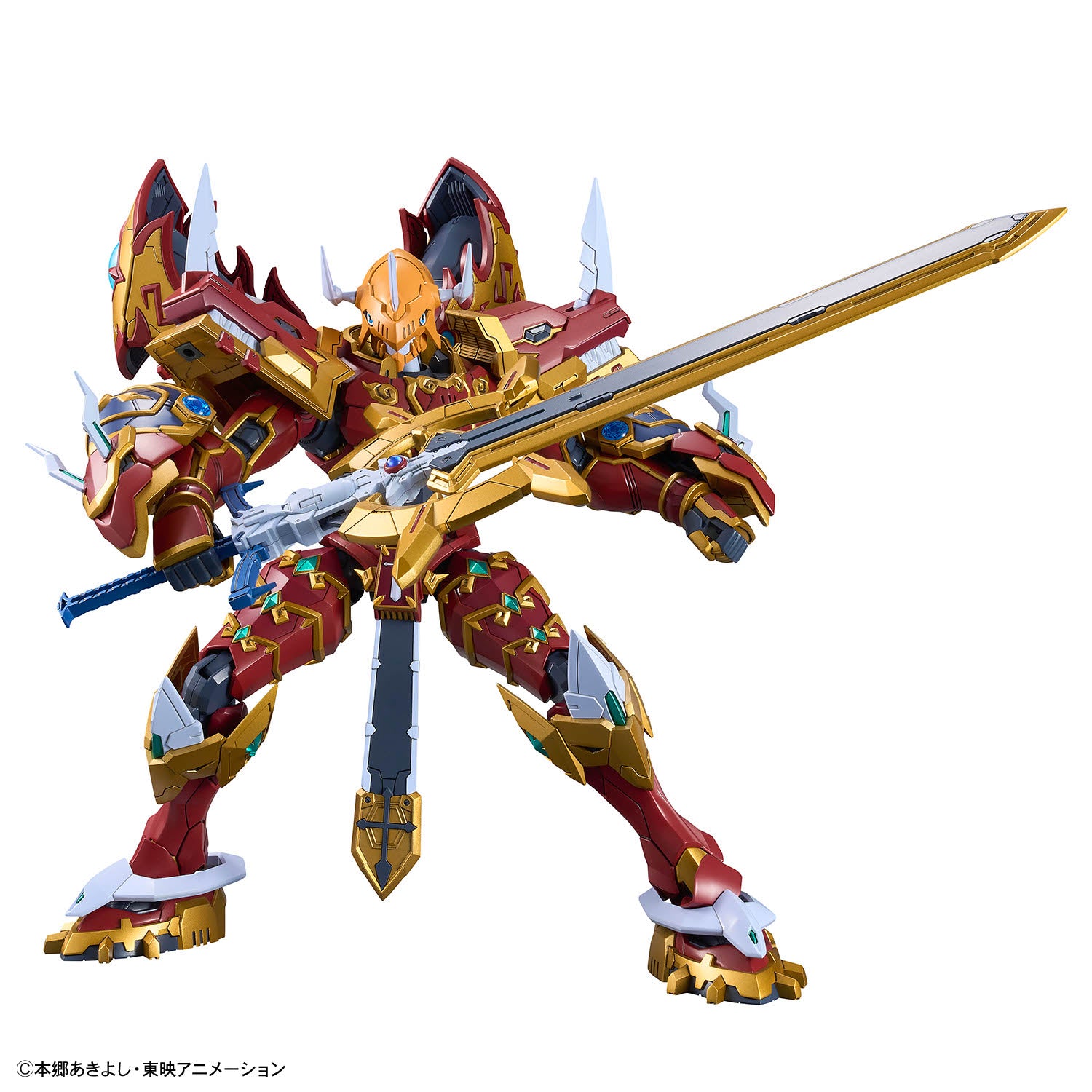 2809302 5068852 Bandai Digimon Adventure Figure-rise Standard Amplified Kaisergreymon Model Kit 4573102688521