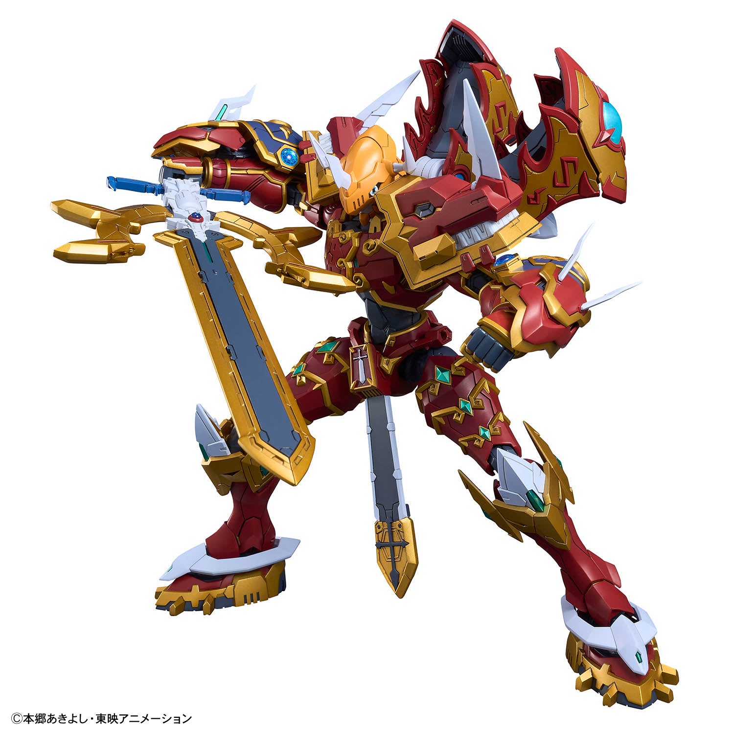 2809302 5068852 Bandai Digimon Adventure Figure-rise Standard Amplified Kaisergreymon Model Kit 4573102688521