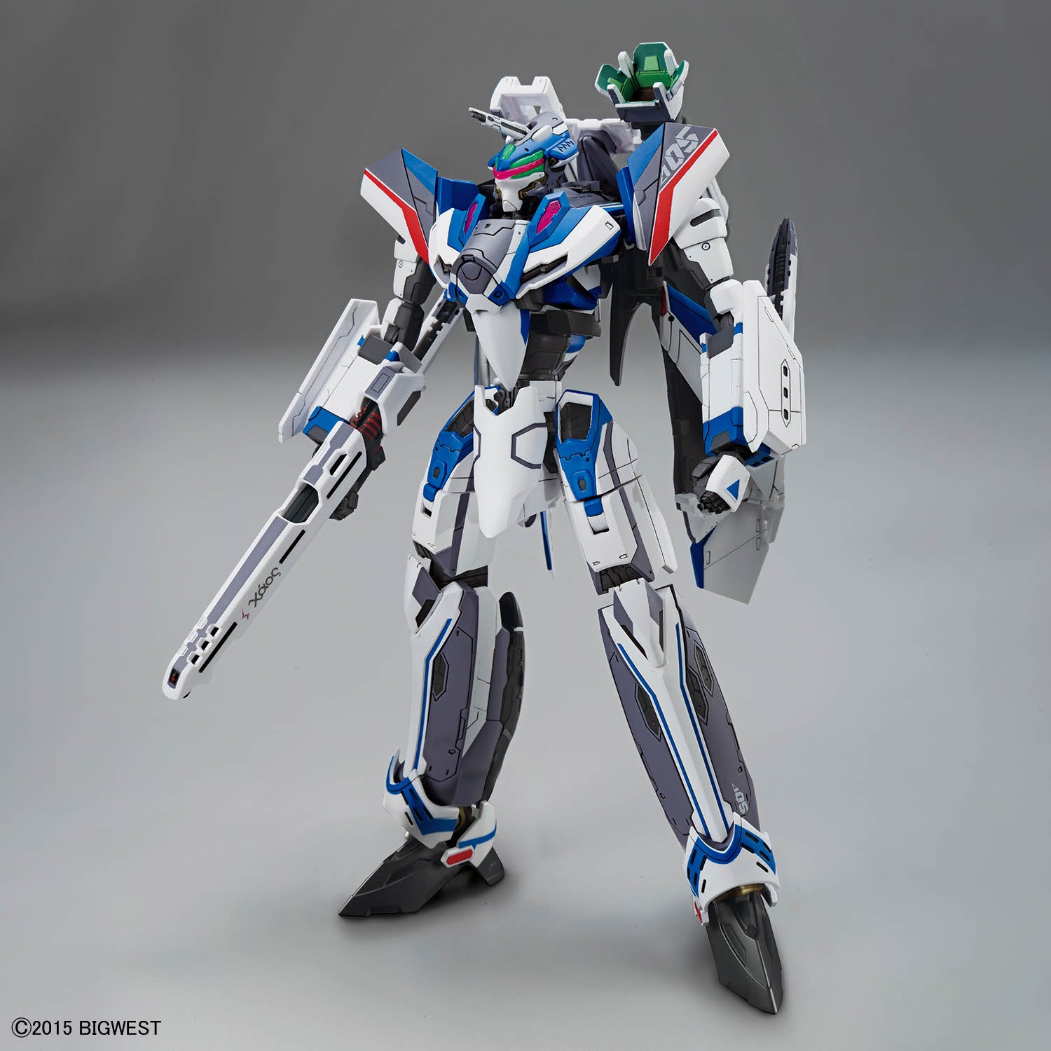 2812836 5069159 Bandai Macross Delta HG 1/100 VF-31J Siegfried (Hayate Immelmann Use) Deluxe Set Model Kit 4573102691590