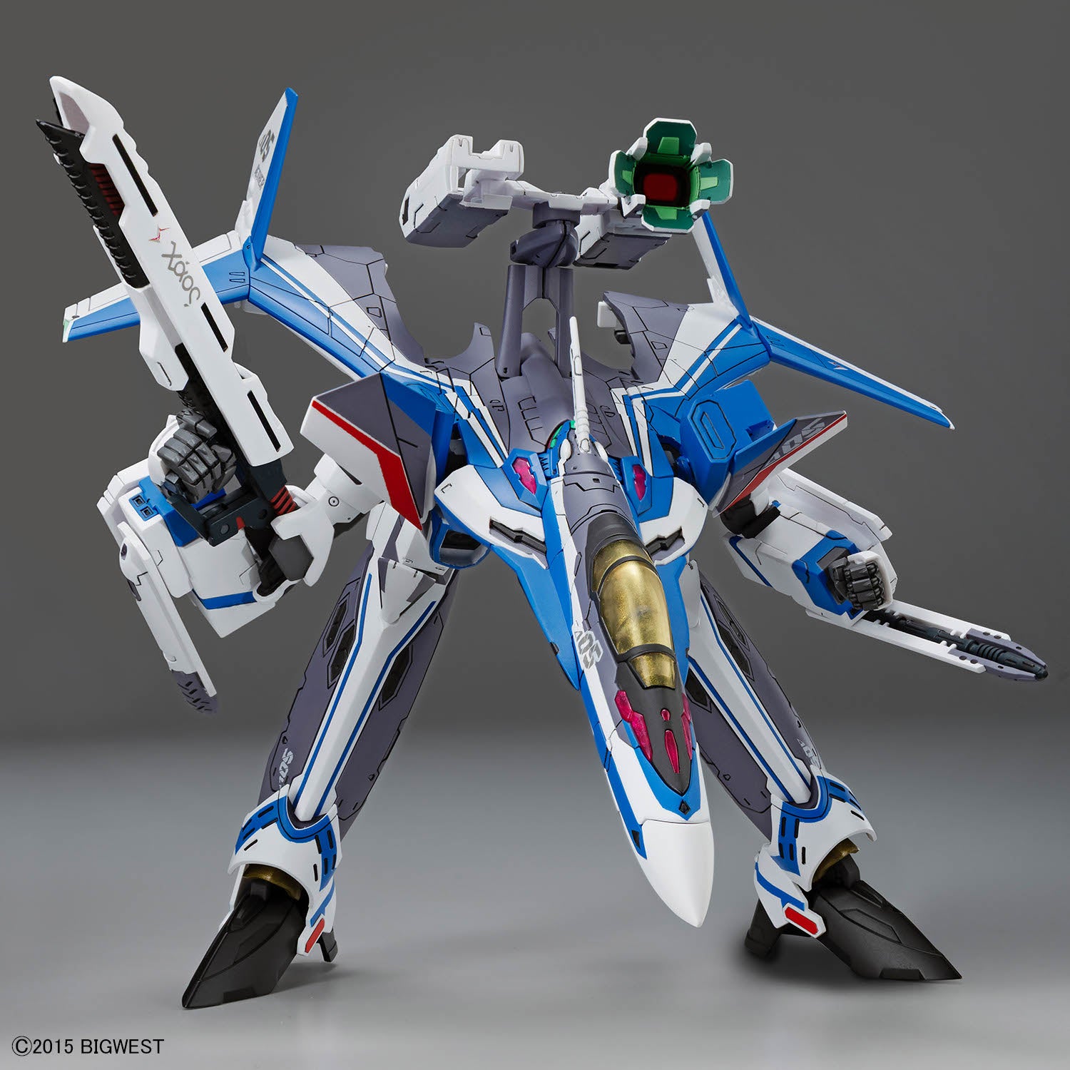 2812836 5069159 Bandai Macross Delta HG 1/100 VF-31J Siegfried (Hayate Immelmann Use) Deluxe Set Model Kit 4573102691590