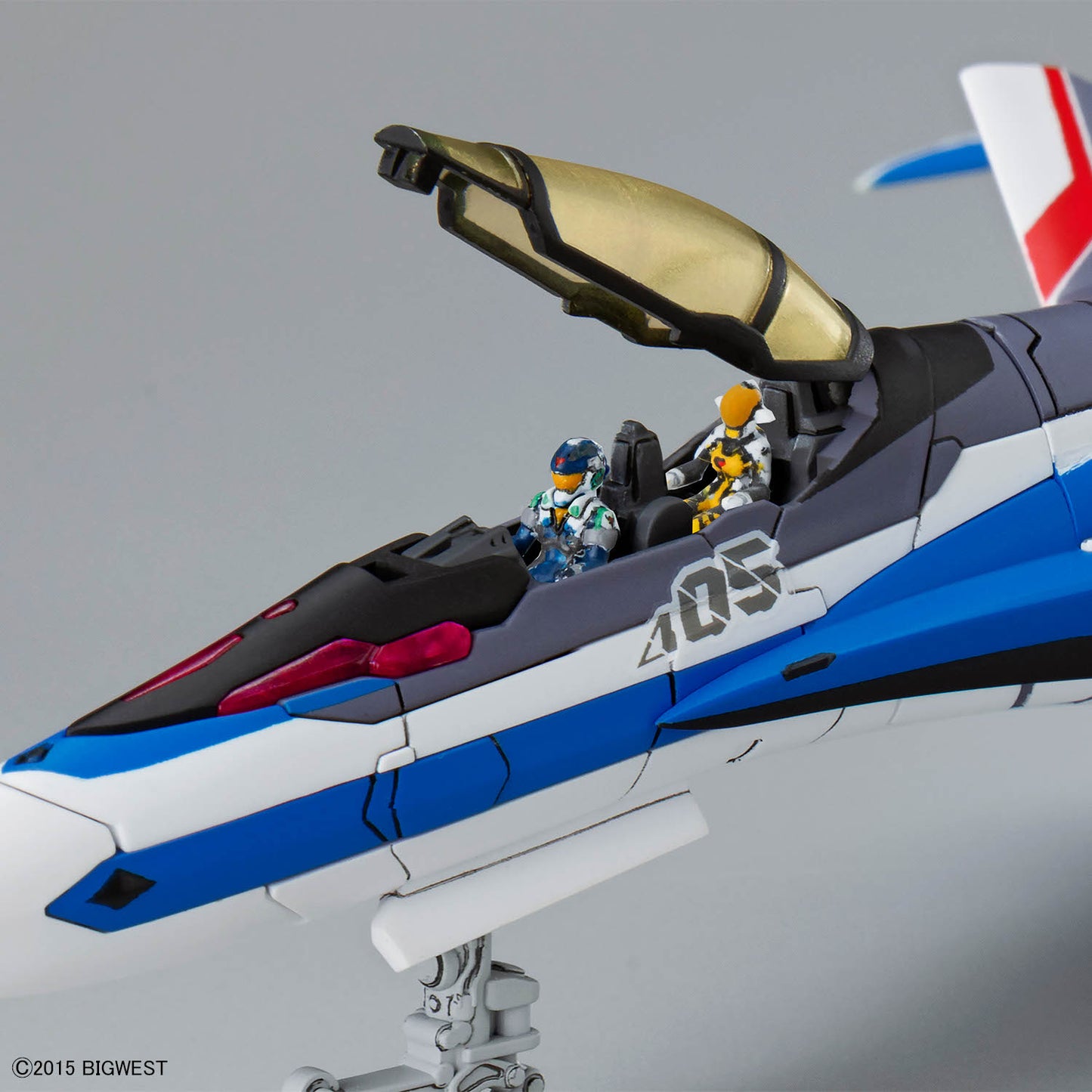 2812836 5069159 Bandai Macross Delta HG 1/100 VF-31J Siegfried (Hayate Immelmann Use) Deluxe Set Model Kit 4573102691590