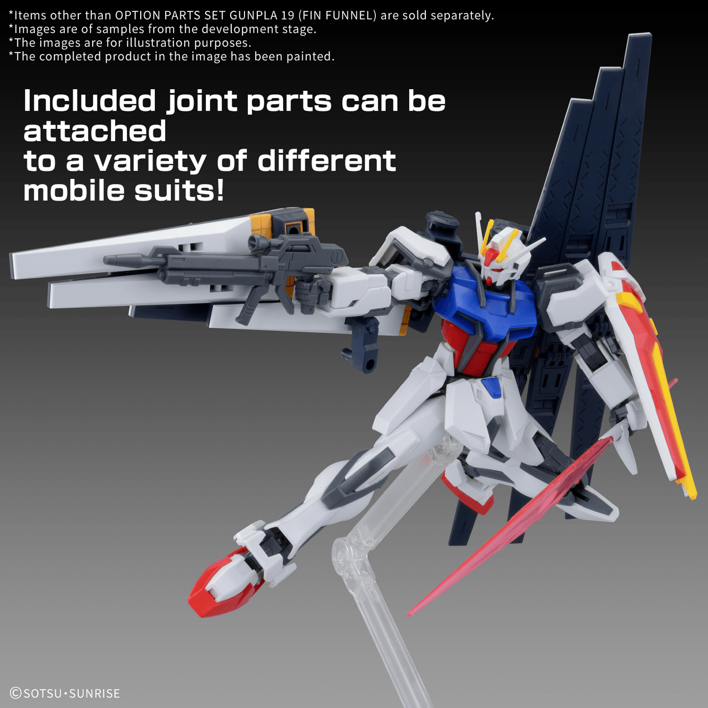 2815147 5072011 Bandai Gundam Option Parts Set Gunpla 19 (Fin Funnel) Model Kit 4573102720115