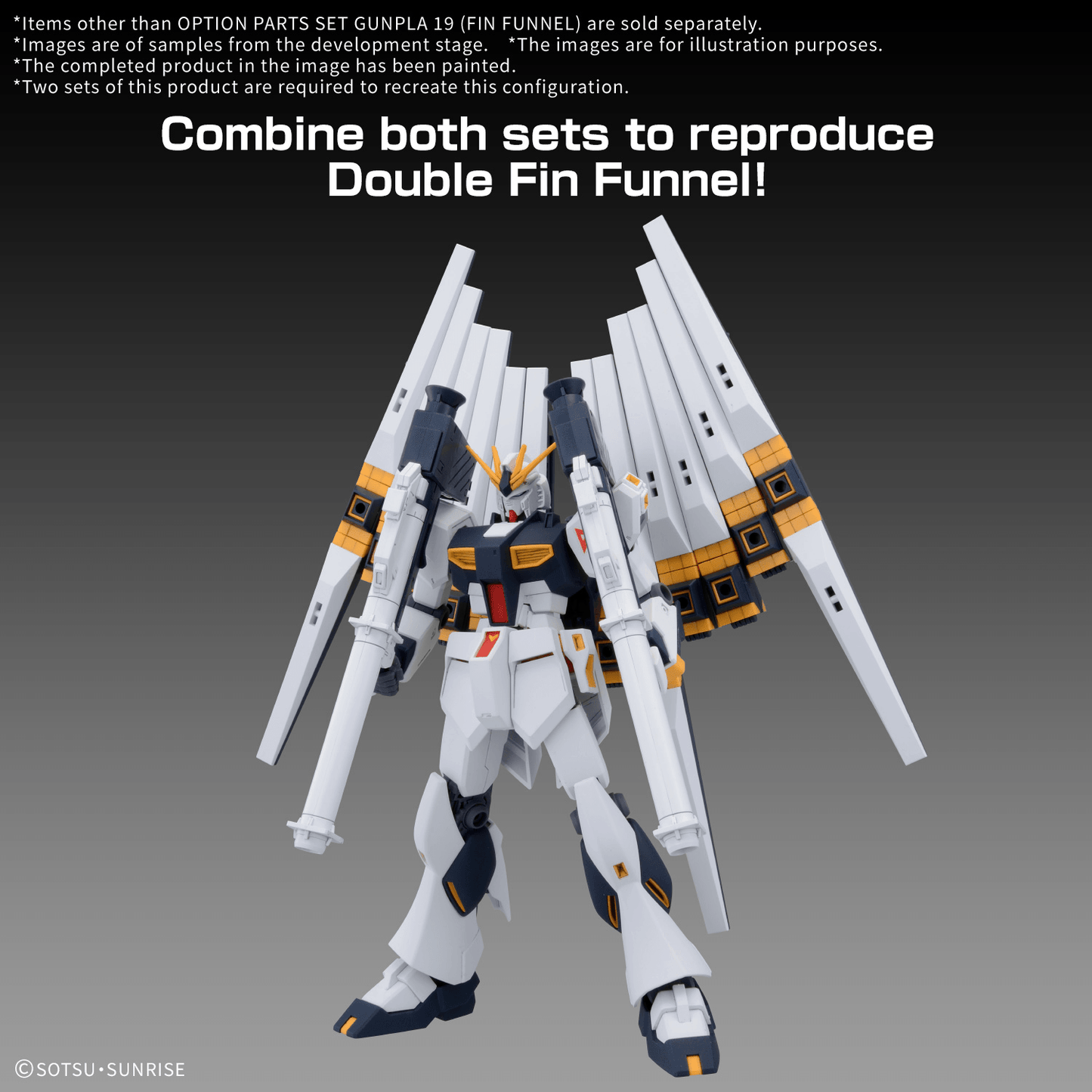 2815147 5072011 Bandai Gundam Option Parts Set Gunpla 19 (Fin Funnel) Model Kit 4573102720115