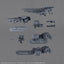 2815169 5072552 Bandai 30 Minutes Missions 30MM ARMORED CORE Ⅵ FIRES OF RUBICON Weapon Set 07 Model Kit 4573102725523