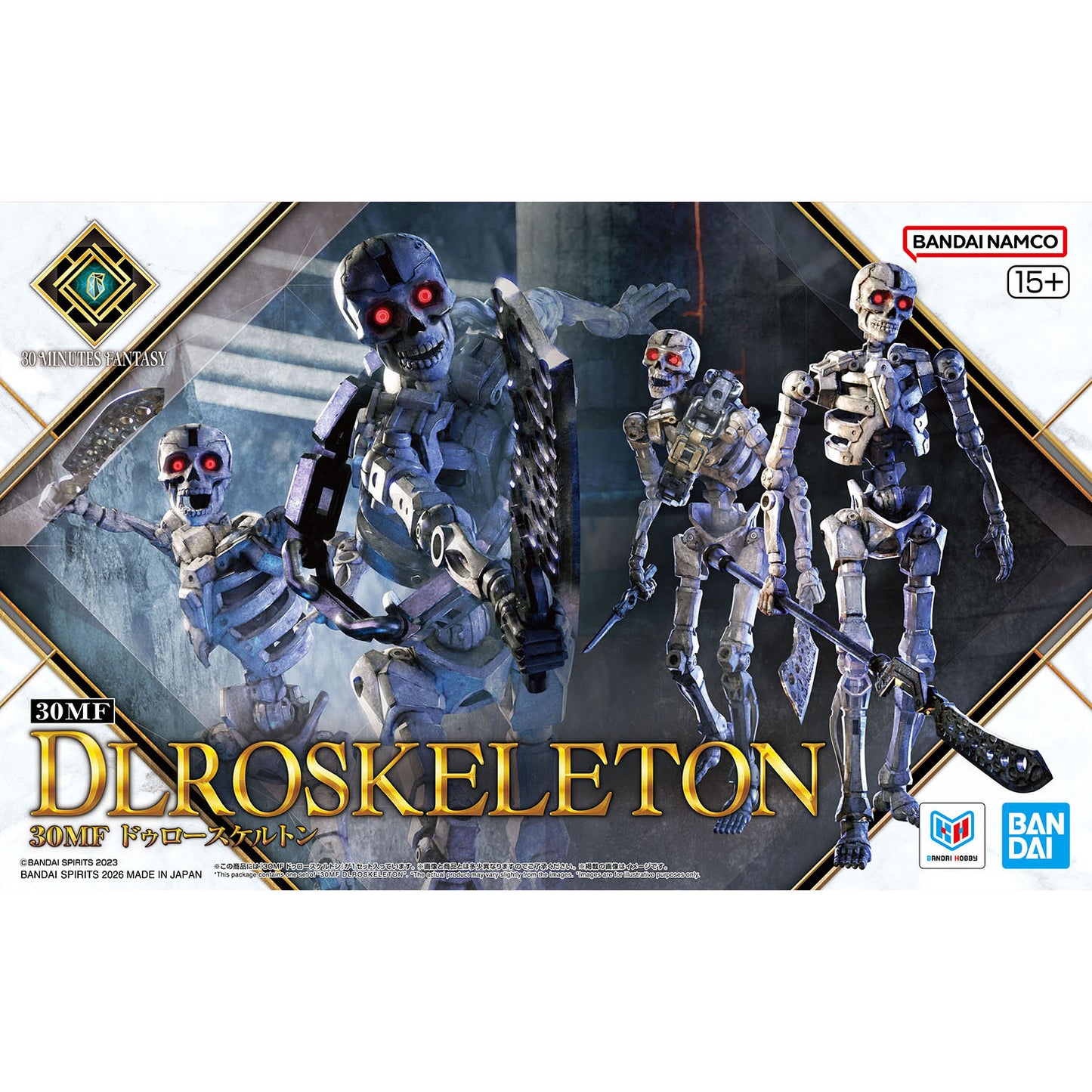 2815171 5072522 Bandai 30 Minutes Fantasy 30MF Dlroskeleton Model Kit 4573102725226