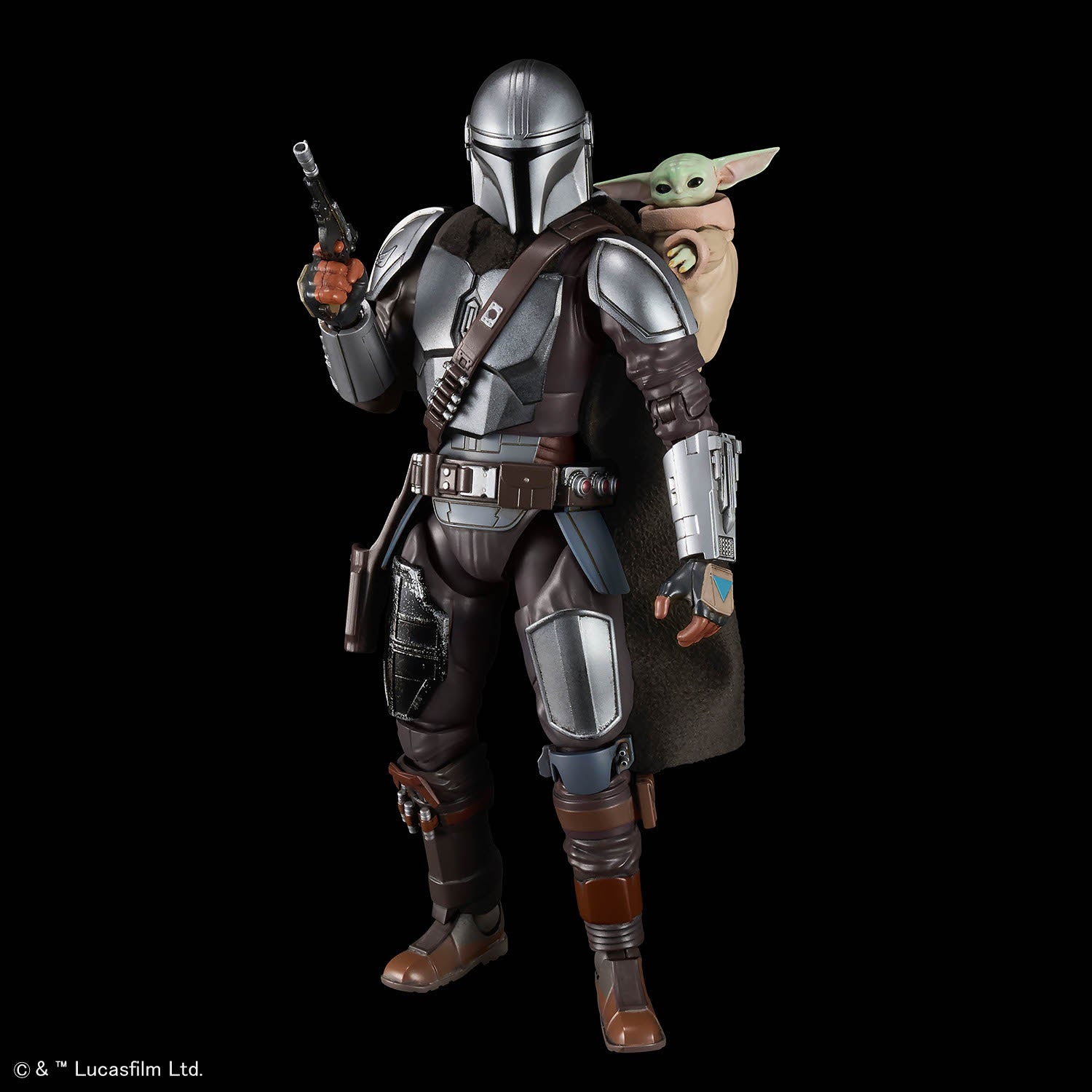 キャラクター BANDAI 1/12 THE MANDALORIAN AND GROGU Bandai Star Wars 1/12 The Mandalorian and Grogu Model Kit – Gunpla
