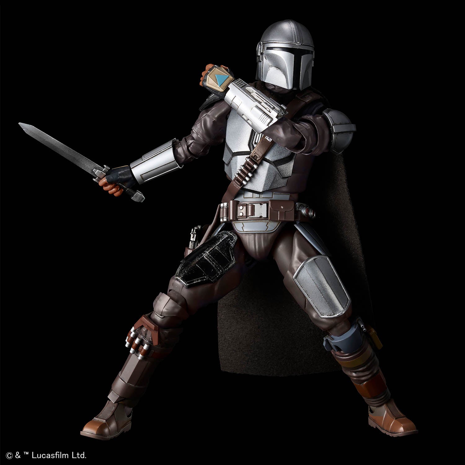 2815185 5072538 Bandai Star Wars 1/12 The Mandalorian and Grogu Model Kit 4573102725387