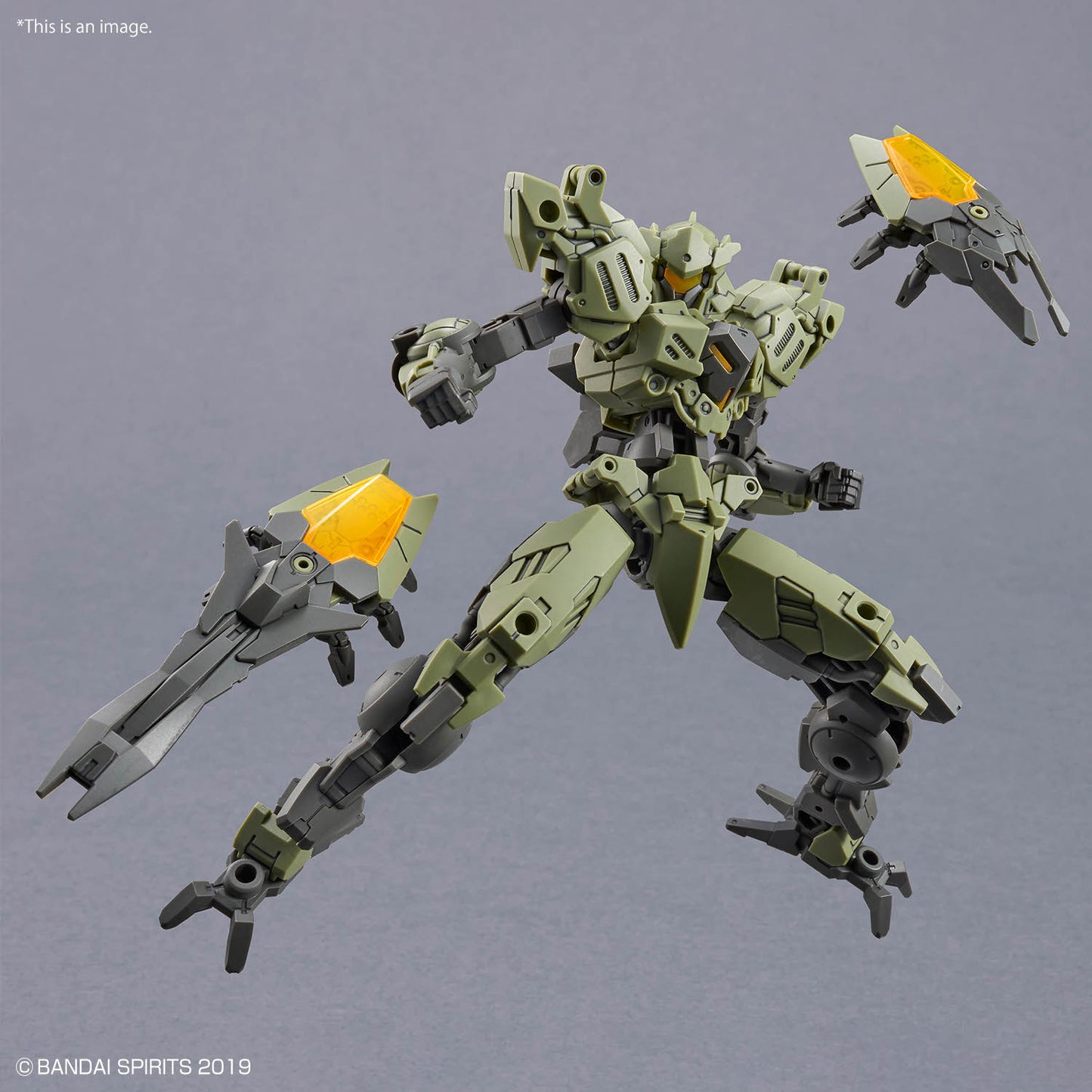 2825328 5072548 Bandai 30 Minutes Missions 30MM #079 1/144 bEXM-40 Novalv (GREEN) Model Kit 4573102725486