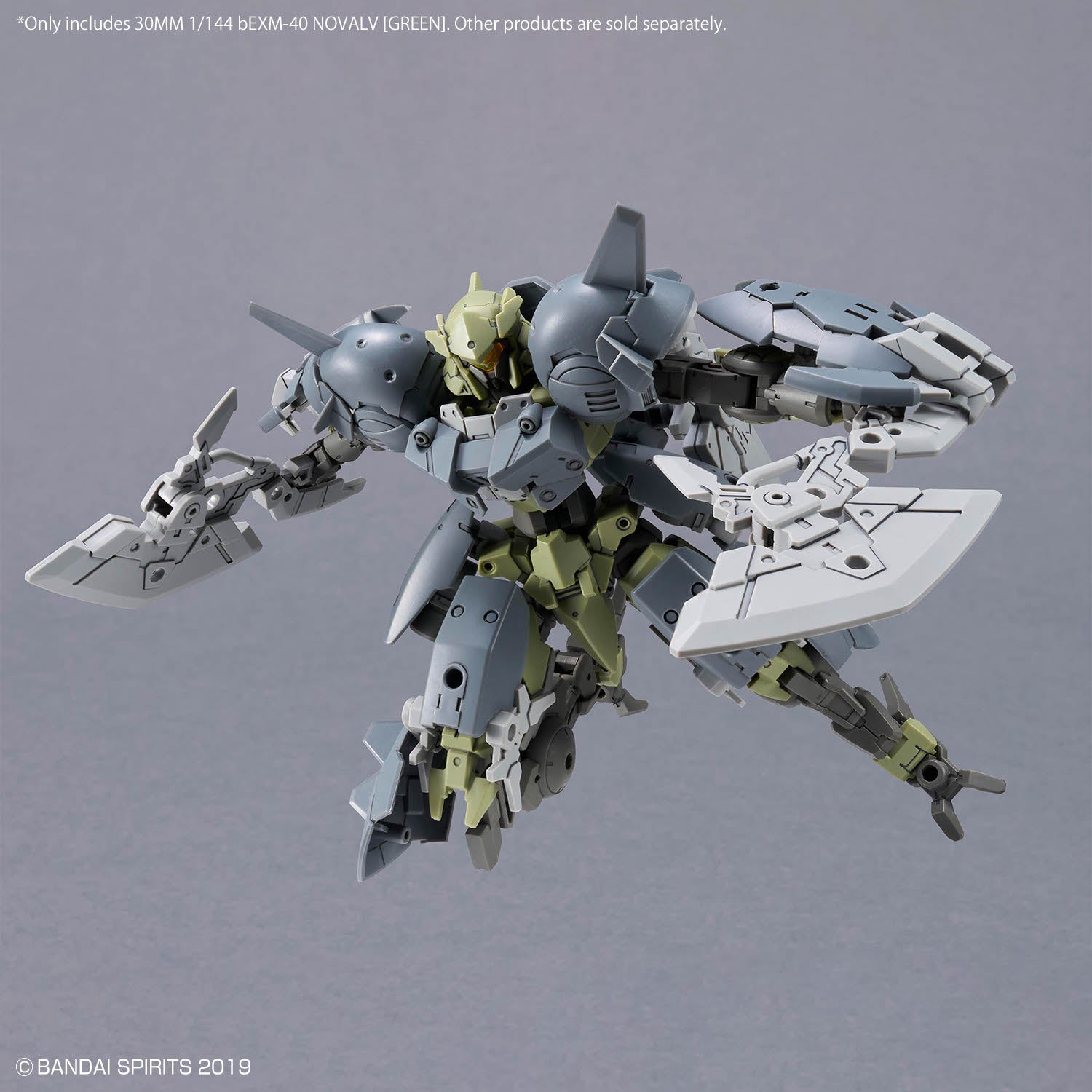 2825328 5072548 Bandai 30 Minutes Missions 30MM #079 1/144 bEXM-40 Novalv (GREEN) Model Kit 4573102725486