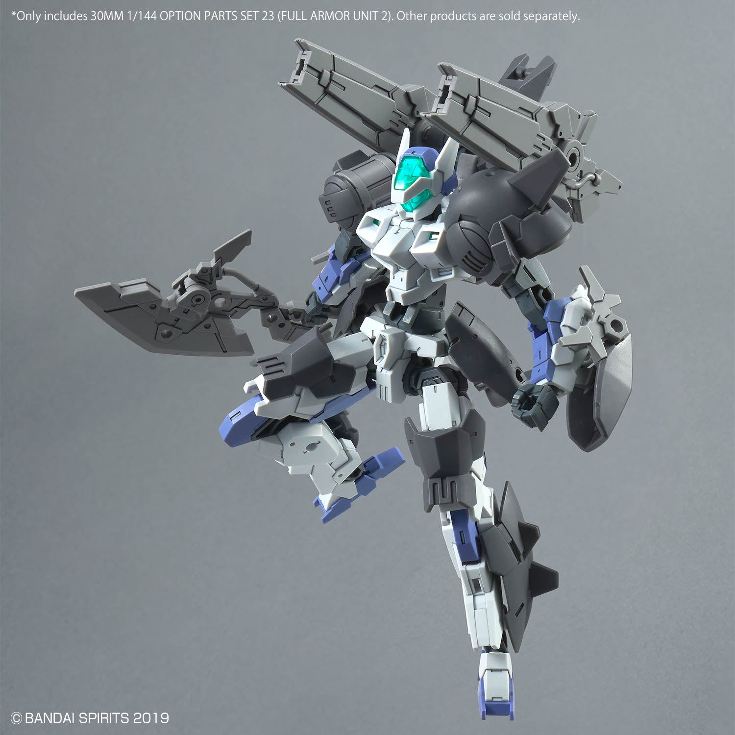 2825329 5072549 Bandai 30 Minutes Missions 30MM 1/144 Option Parts Set 23 (Full Armor Unit 2) Model Kit 4573102725493