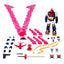 2826089 Bandai SMP [SHOKUGAN MODELING PROJECT] Voltes V - V Together Set Model Kit 4570117927249