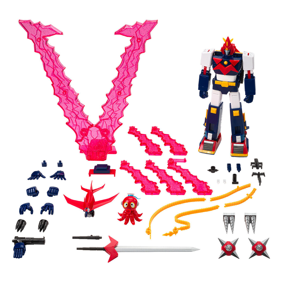 2826089 Bandai SMP [SHOKUGAN MODELING PROJECT] Voltes V - V Together Set Model Kit 4570117927249