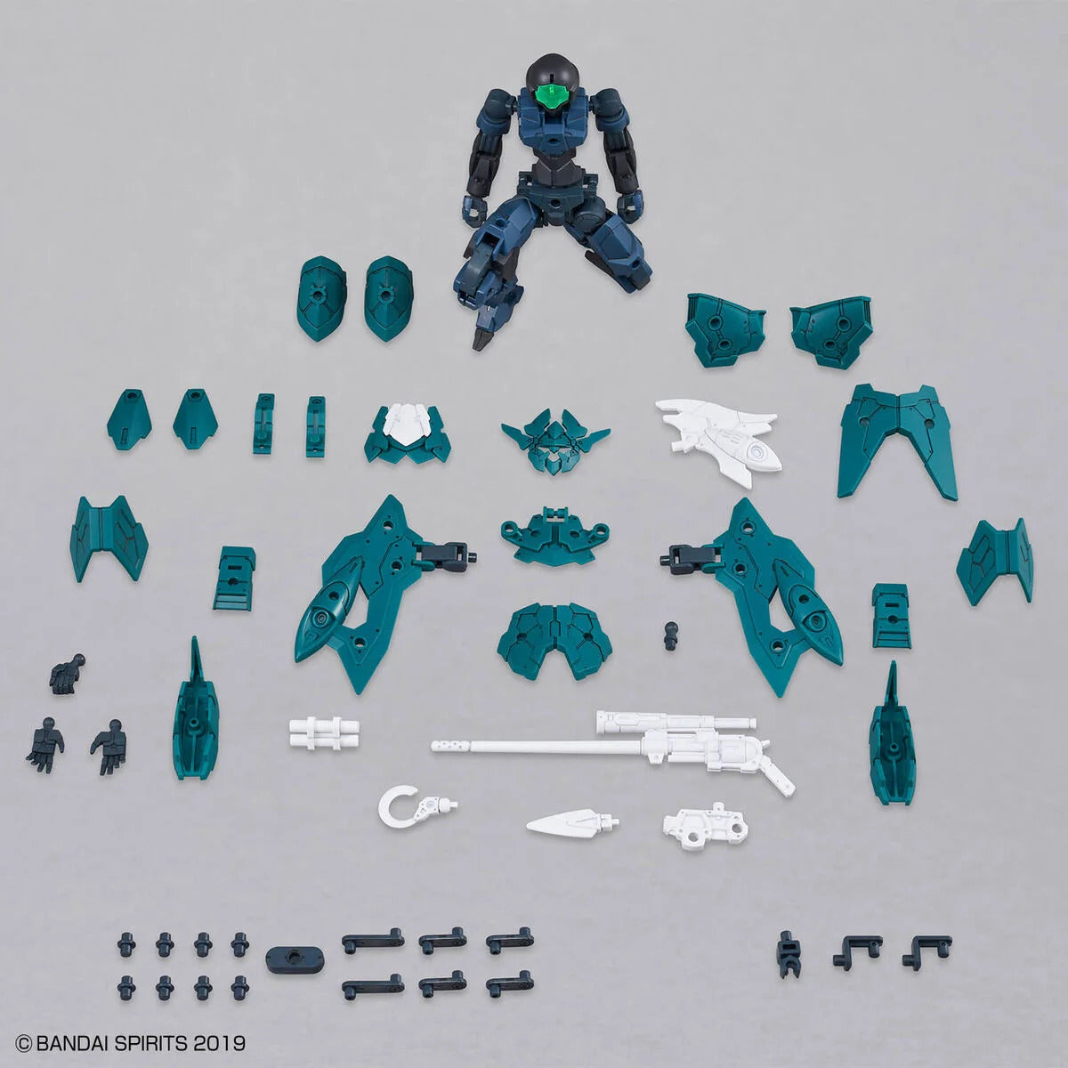 2836586 5074274 Bandai 30 Minutes Missions 30MM #81 1/144 EXM-A9p Spinatio (Pirate Type) Model Kit 4573102742742