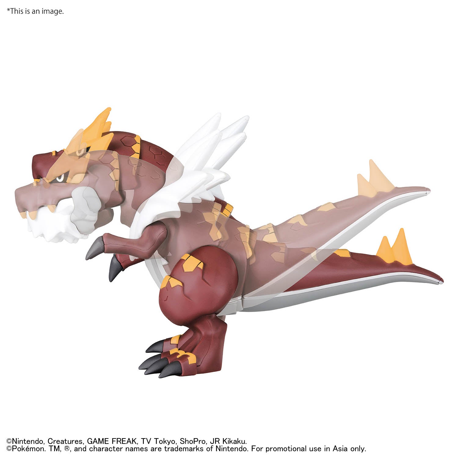 2840717 Bandai Pokemon Fossil Pokemon Series Tyrantrum Model Kit 4573102720856