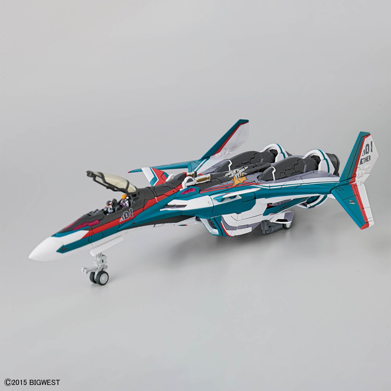 2844652 5072010 Bandai Macross Delta HG 1/100 VF-31S Siegfried (Arad Moldres Use) Deluxe Set Model Kit 4573102720108