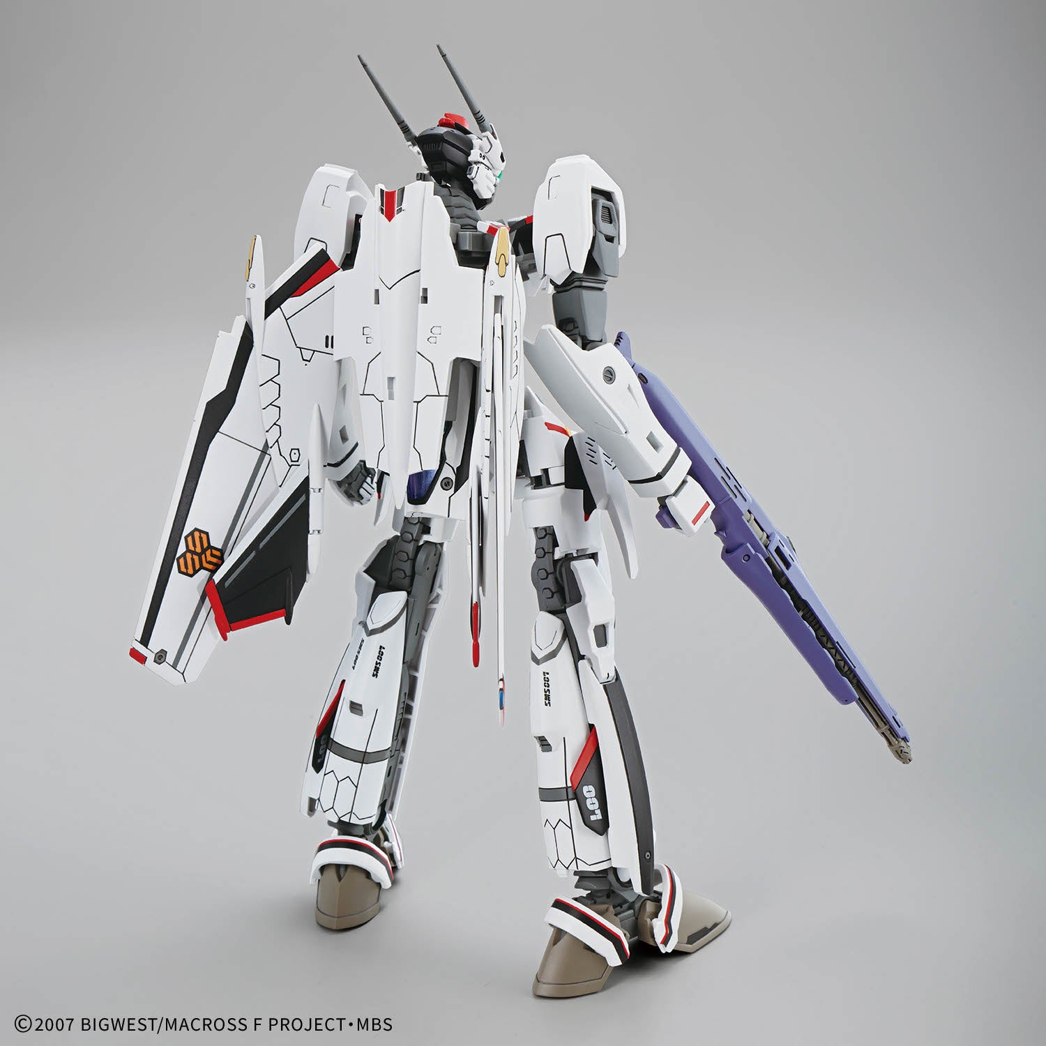 2844657 5072047 Bandai Macross Frontier HG 1/100 VF-25F Messiah Valkyrie (Alto Custom) Deluxe Set Model Kit 4573102720474