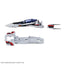 2844657 5072047 Bandai Macross Frontier HG 1/100 VF-25F Messiah Valkyrie (Alto Custom) Deluxe Set Model Kit 4573102720474