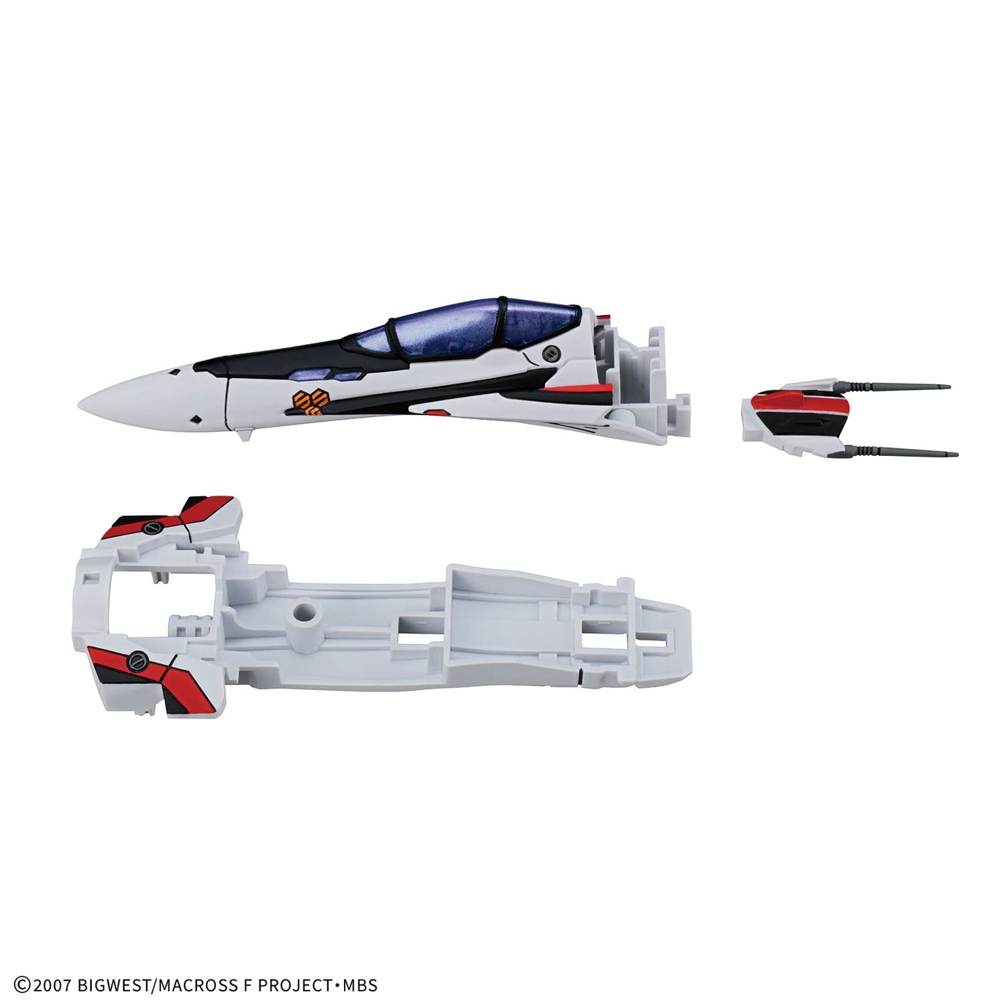 2844657 5072047 Bandai Macross Frontier HG 1/100 VF-25F Messiah Valkyrie (Alto Custom) Deluxe Set Model Kit 4573102720474