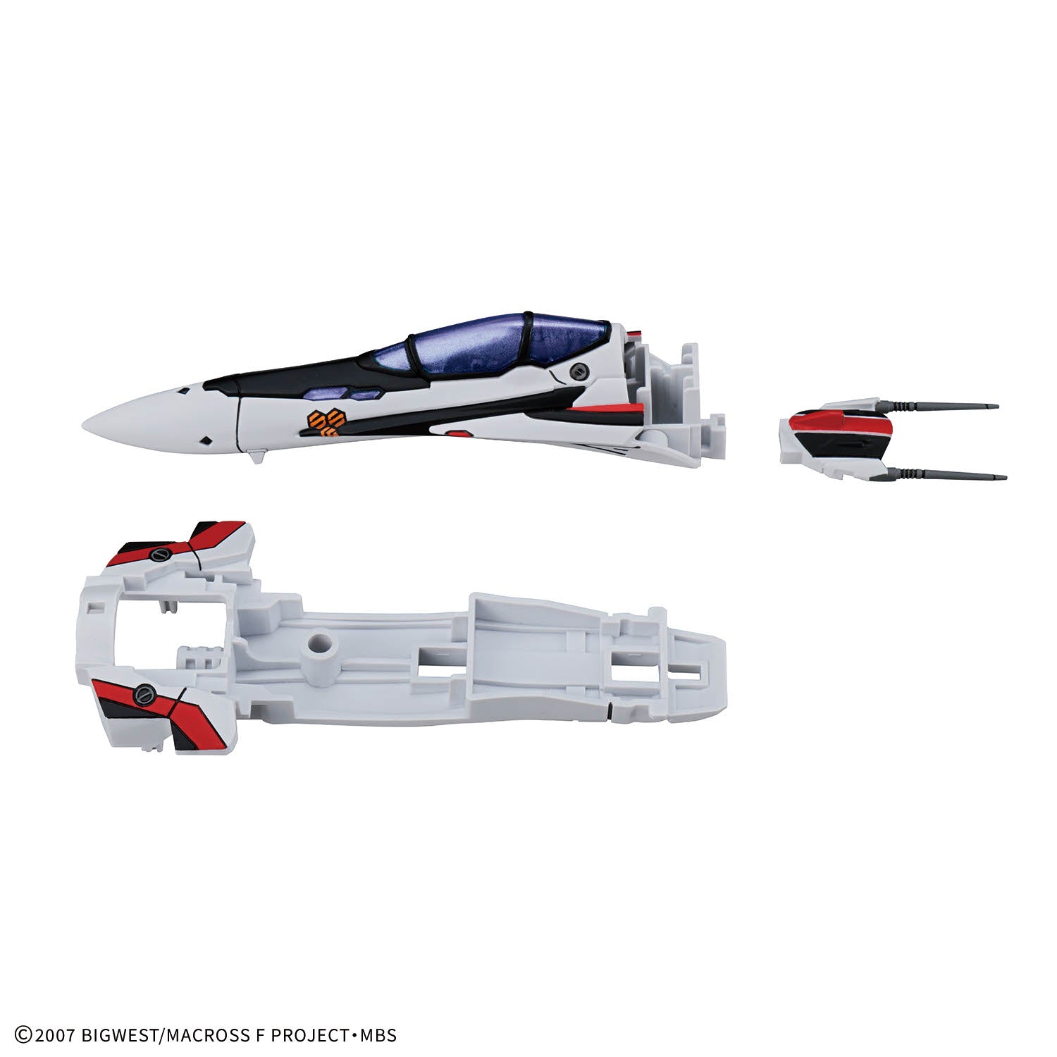 2844657 5072047 Bandai Macross Frontier HG 1/100 VF-25F Messiah Valkyrie (Alto Custom) Deluxe Set Model Kit 4573102720474