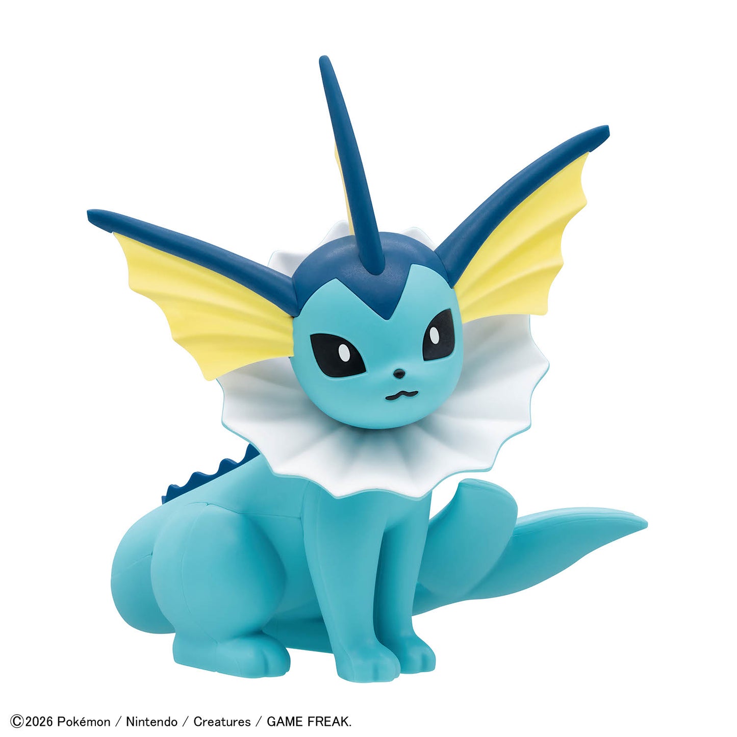2857776 5073589 Bandai Pokemon Plamo Collection Quick!! 27 Vaporeon Model Kit 4573102735898
