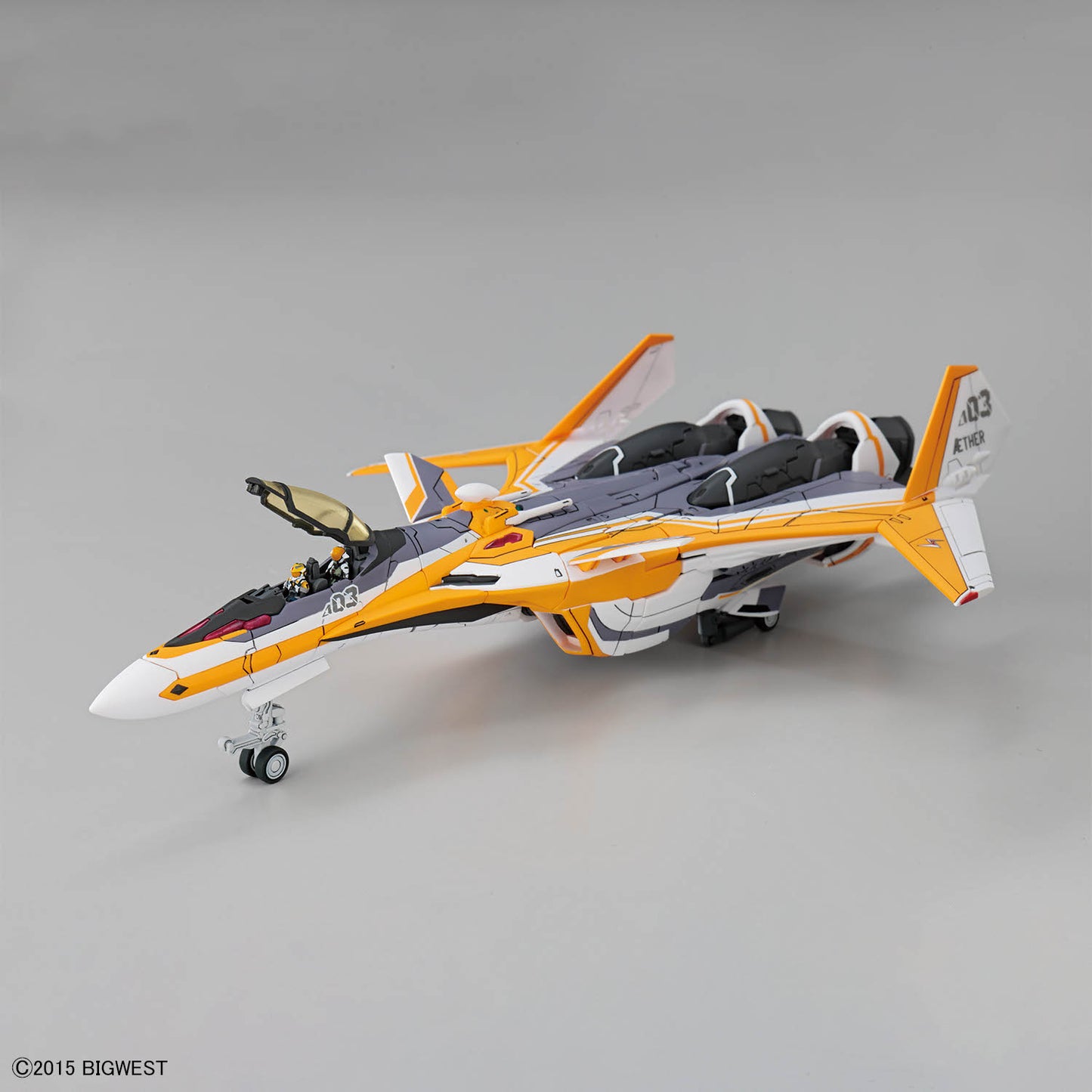 2859010 5072546 Bandai Macross Delta HG 1/100 VF-31E Siegfried (Chuck Mustang Use) Model Kit 4573102725462