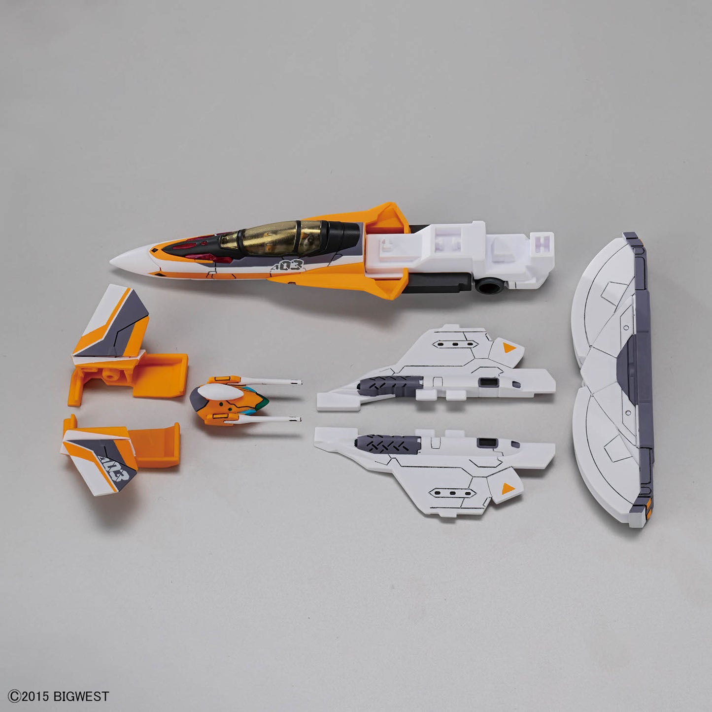 2859010 5072546 Bandai Macross Delta HG 1/100 VF-31E Siegfried (Chuck Mustang Use) Model Kit 4573102725462