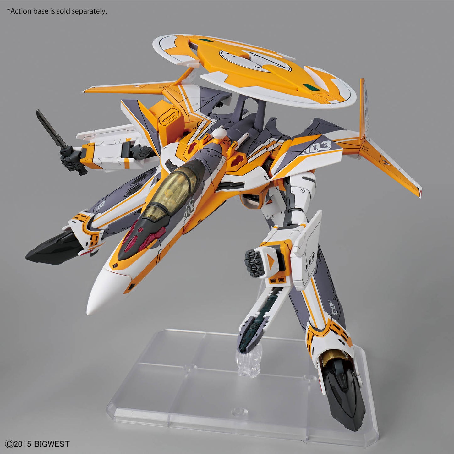 2859010 5072546 Bandai Macross Delta HG 1/100 VF-31E Siegfried (Chuck Mustang Use) Model Kit 4573102725462