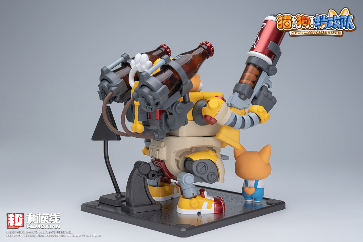 Hemoxian Meow! Woof! Secret Service Colaji Model Kit