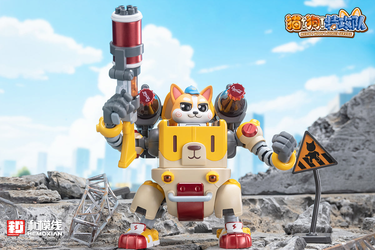 Hemoxian Meow! Woof! Secret Service Colaji Model Kit