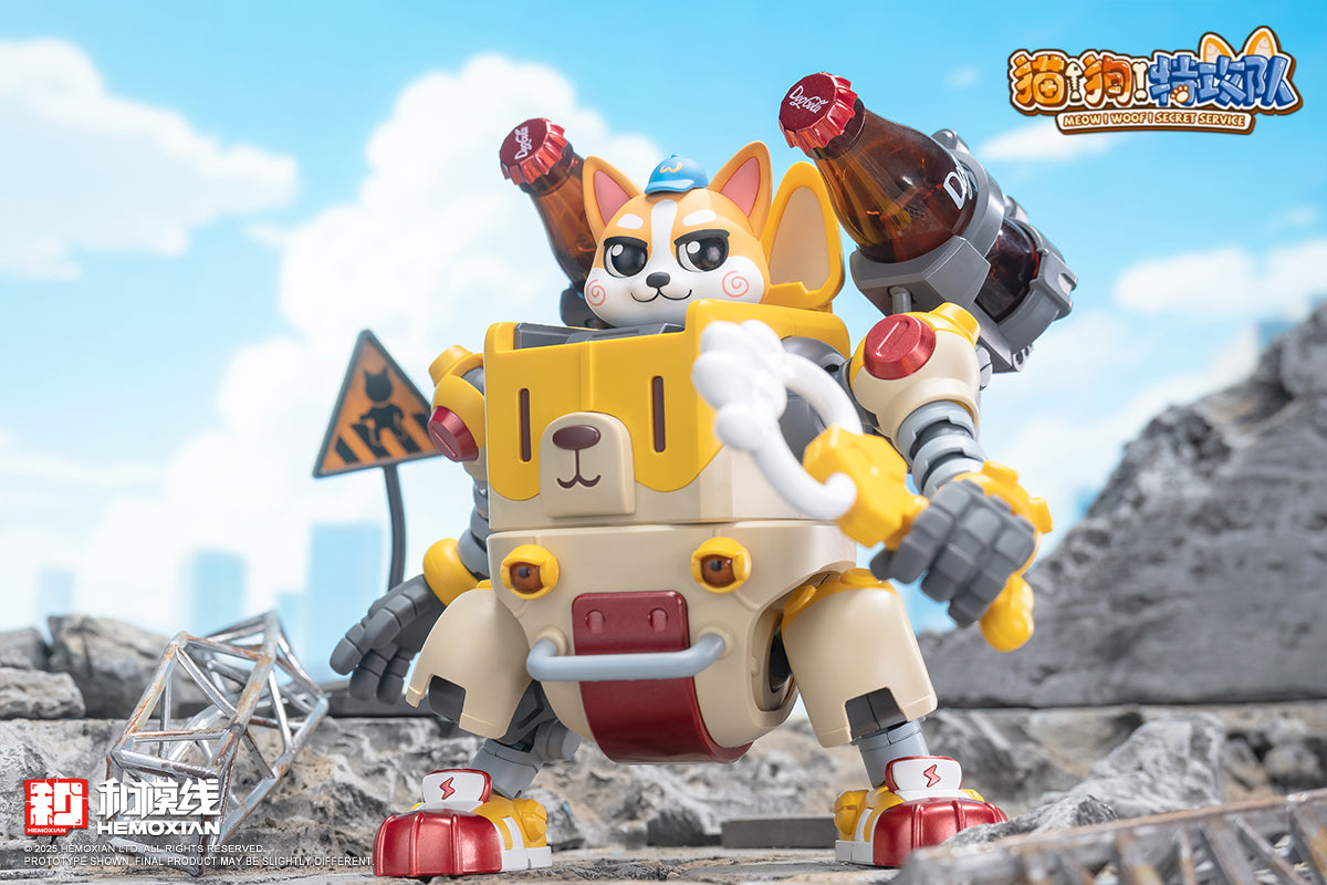 Hemoxian Meow! Woof! Secret Service Colaji Model Kit
