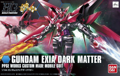 5058791 2221164 Bandai HGBF 1/144 PPGN-001 Gundam Exia Dark Matter Model Kit 4573102587916