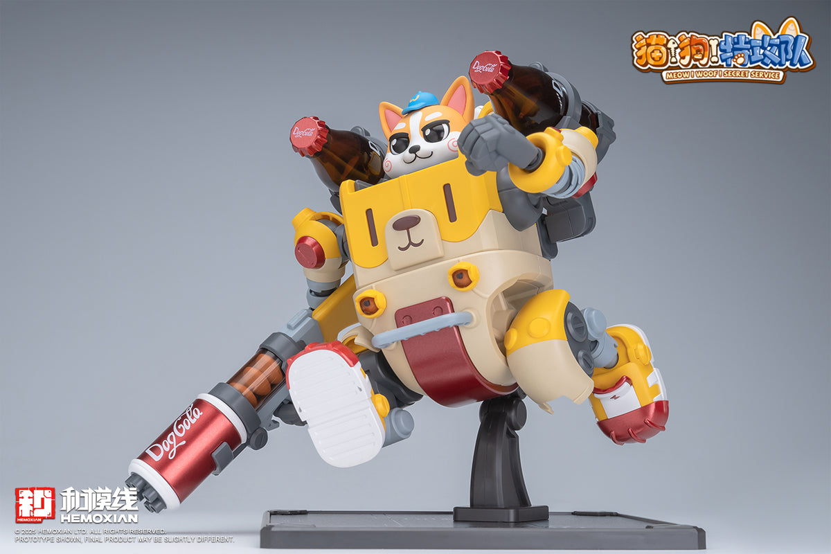 Hemoxian Meow! Woof! Secret Service Colaji Model Kit