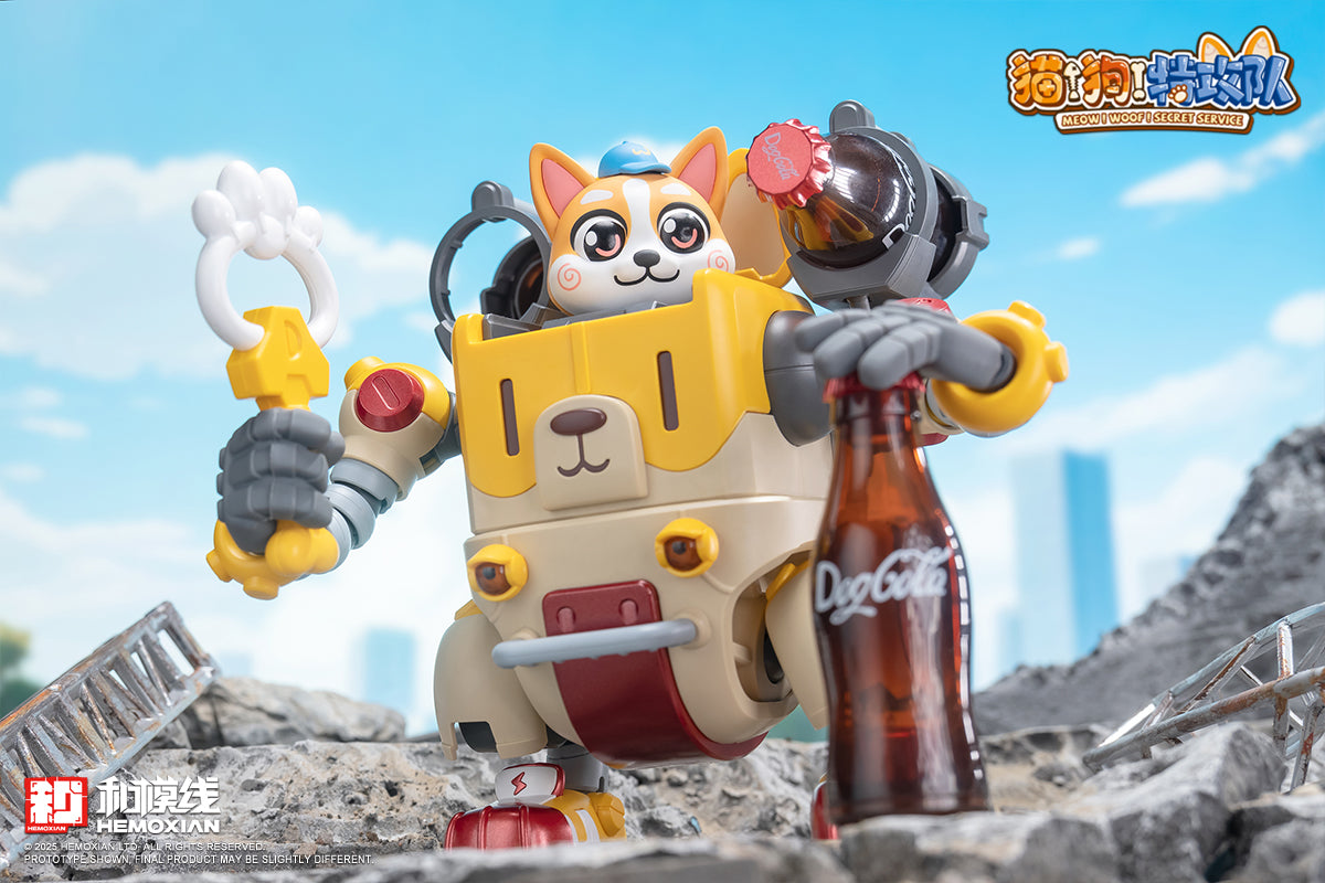 Hemoxian Meow! Woof! Secret Service Colaji Model Kit