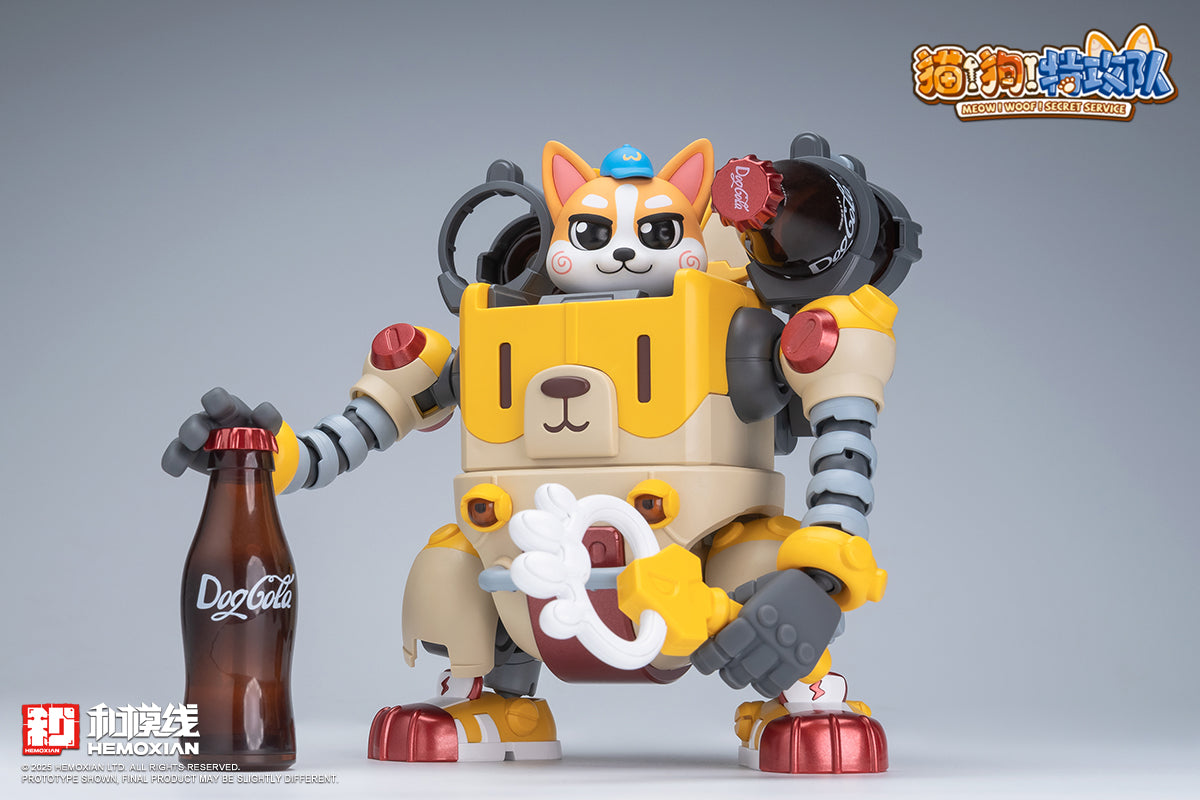 Hemoxian Meow! Woof! Secret Service Colaji Model Kit