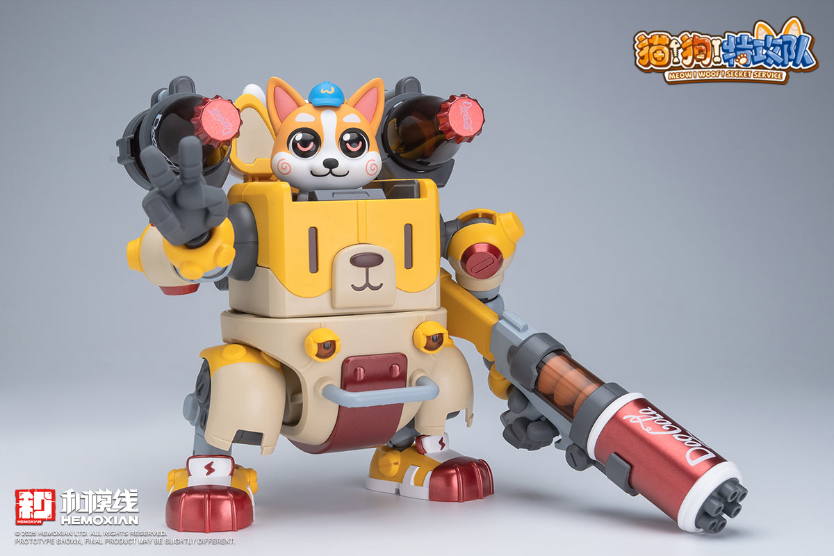 Hemoxian Meow! Woof! Secret Service Colaji Model Kit