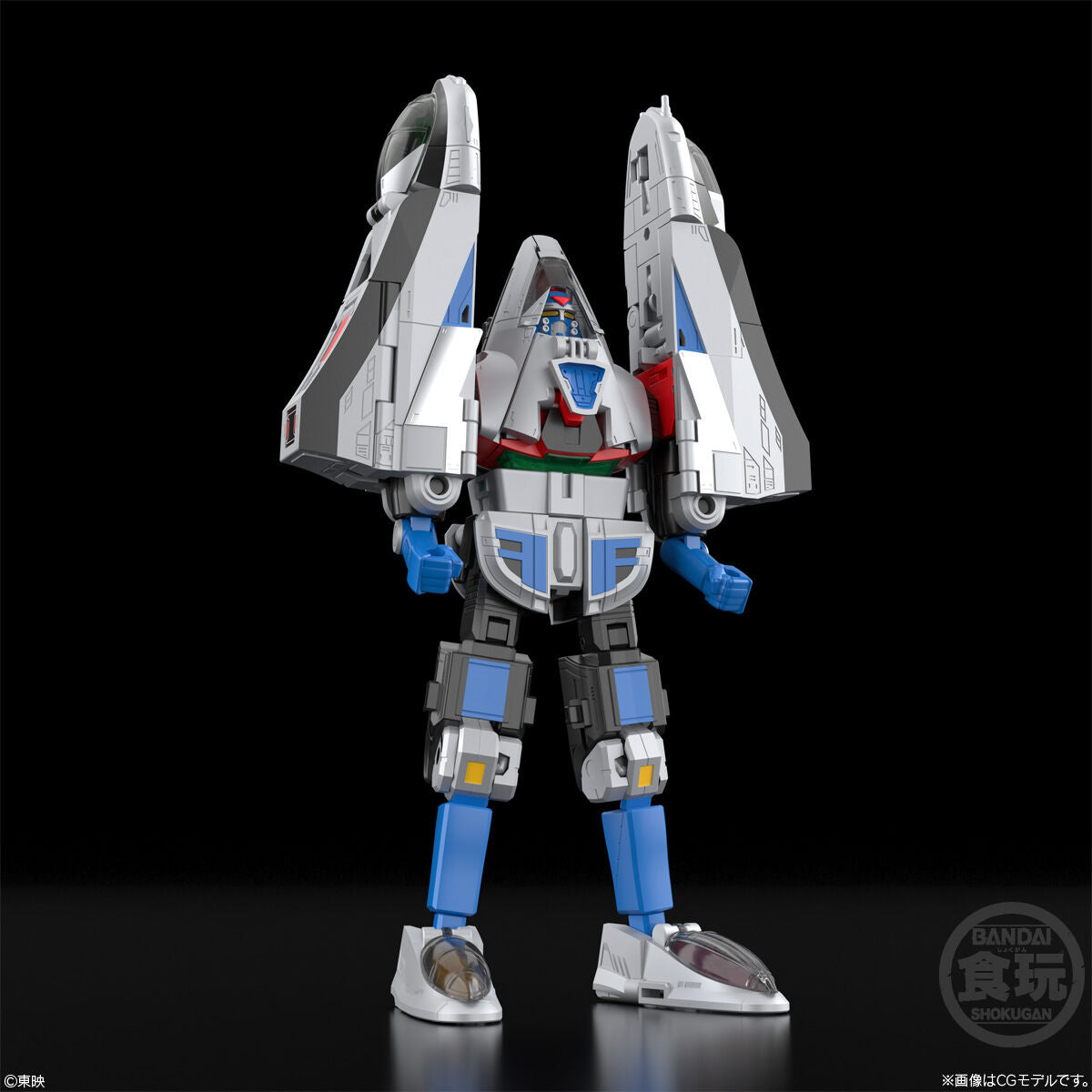 BANF922855 Bandai SMP [SHOKUGAN MODELING PROJECT] Mirai Sentai Timeranger 3D Formation Time Robo Model Kit 4570117922855