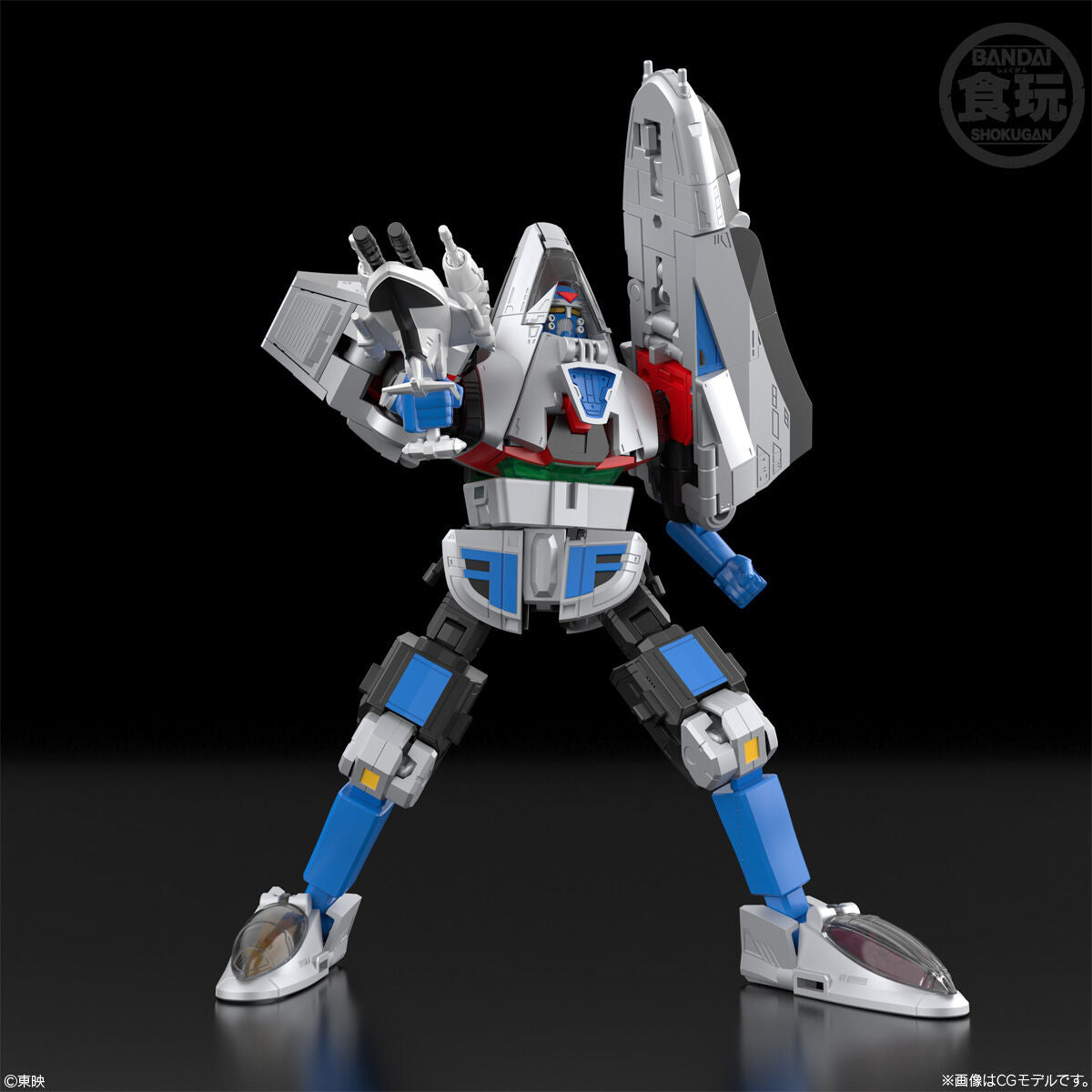 BANF922855 Bandai SMP [SHOKUGAN MODELING PROJECT] Mirai Sentai Timeranger 3D Formation Time Robo Model Kit 4570117922855