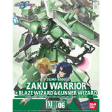 BAS1134099 Bandai 1/100 ZGMF-1000 Zaku Warrior + Blaze Wizard & Gunner Wizard Model Kit 4573102661531