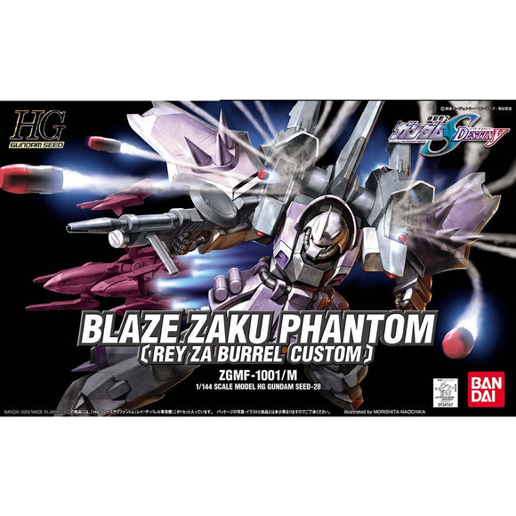 BAS1134147 Bandai HG 1/144 ZGMF-1001/M Blaze Zaku Phantom Ray ZaBarrel Colors Model Kit 4573102579218