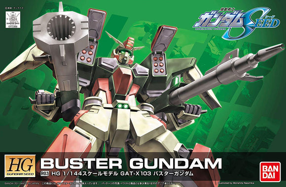 BAS2156314 Bandai HG 1/144 R03 GAT-X103 Buster Gundam Model Kit 4573102603609