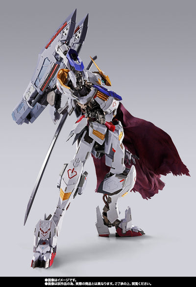 BAS69331 Bandai Tamashii Nations Metal Build Gundam Barbatos (4th Form) + Boomerang Mace Action Figure 4573102693310