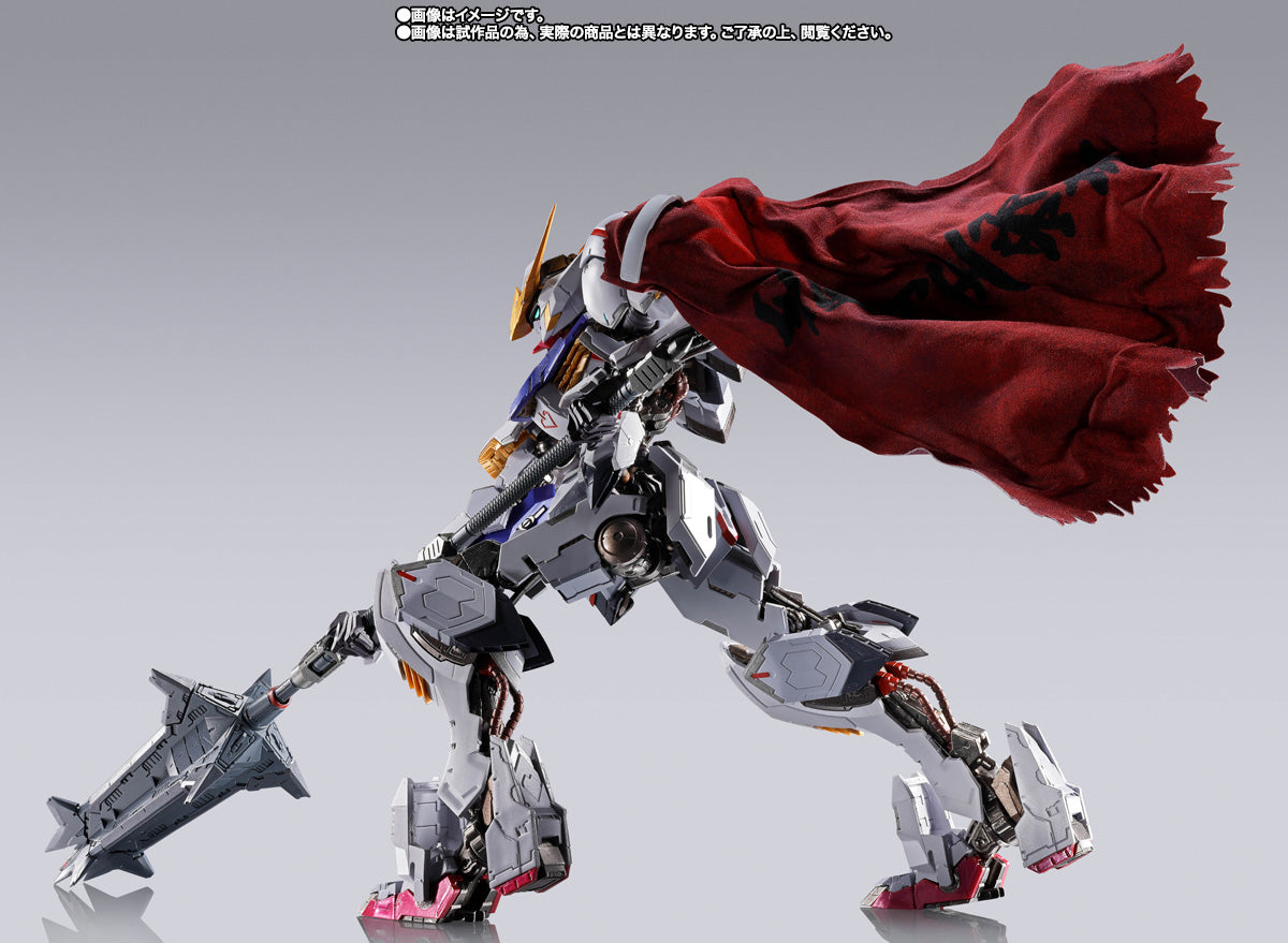 BAS69331 Bandai Tamashii Nations Metal Build Gundam Barbatos (4th Form) + Boomerang Mace Action Figure 4573102693310