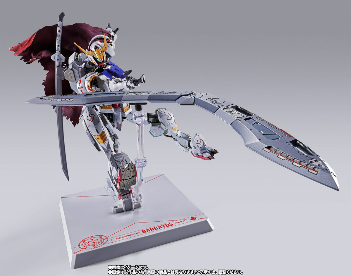BAS69331 Bandai Tamashii Nations Metal Build Gundam Barbatos (4th Form) + Boomerang Mace Action Figure 4573102693310