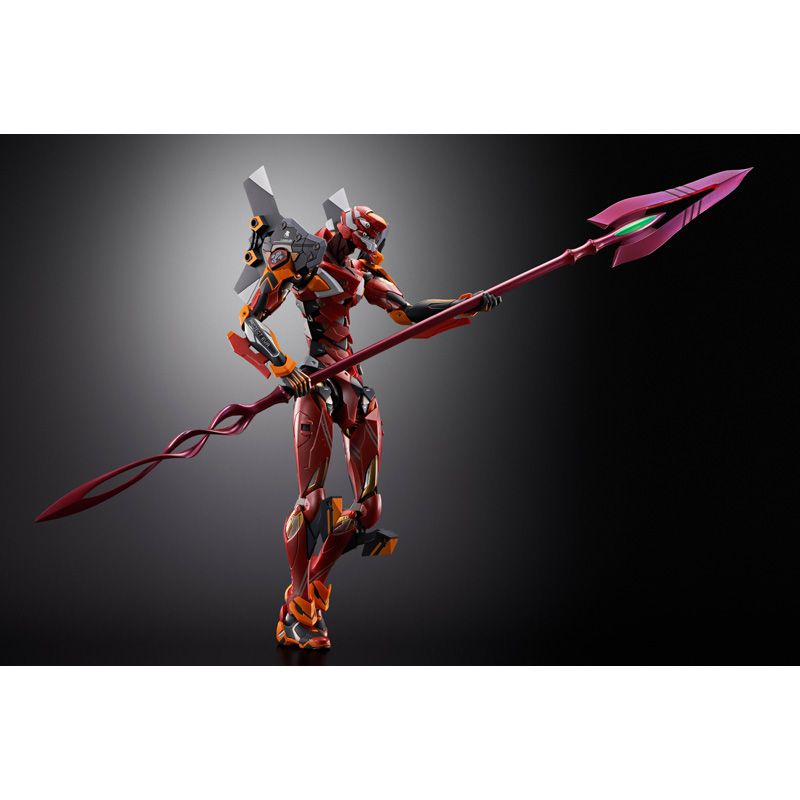 BAS69335 Bandai Tamashii Nations Metal Build Evangelion Production Model-02 30th With The Spear of Cassius Action Figure 4573102693358