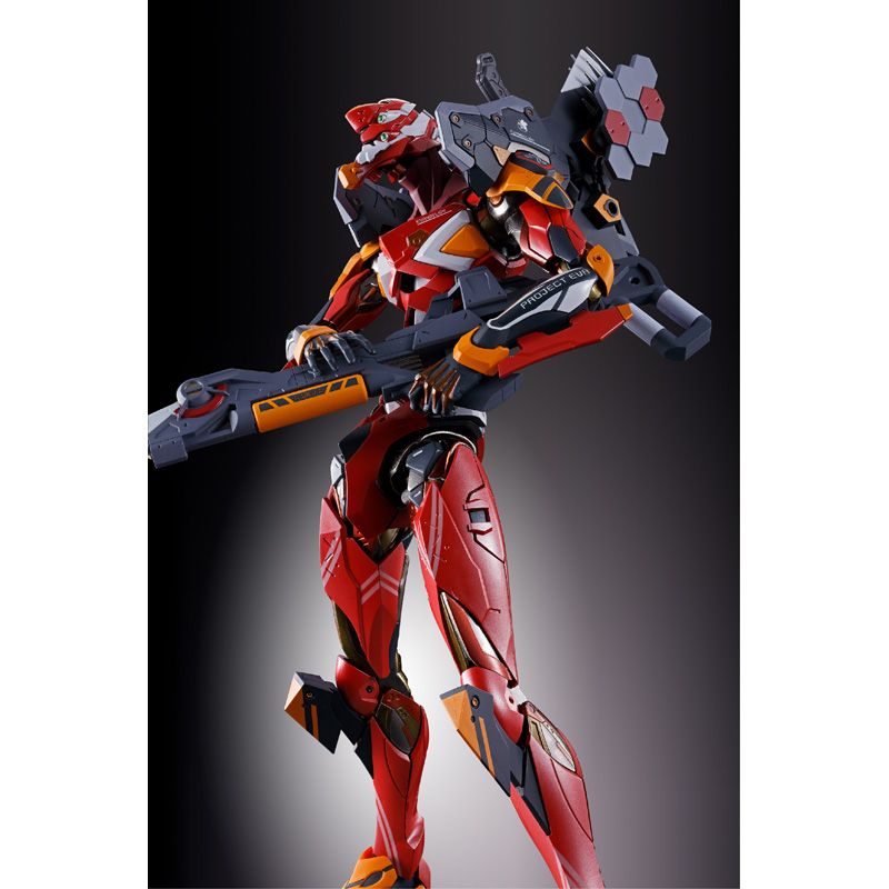 BAS69335 Bandai Tamashii Nations Metal Build Evangelion Production Model-02 30th With The Spear of Cassius Action Figure 4573102693358