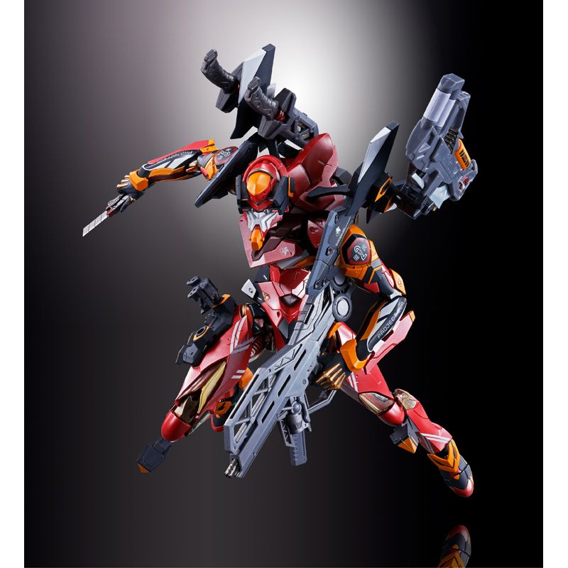 BAS69335 Bandai Tamashii Nations Metal Build Evangelion Production Model-02 30th With The Spear of Cassius Action Figure 4573102693358