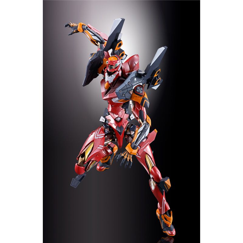BAS69335 Bandai Tamashii Nations Metal Build Evangelion Production Model-02 30th With The Spear of Cassius Action Figure 4573102693358